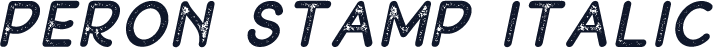 Peron Stamp Italic