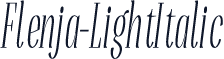 Flenja-LightItalic