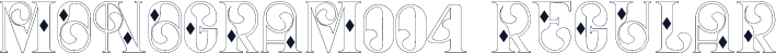 MONOGRAM004 Regular