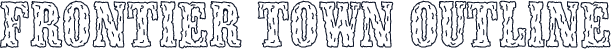 Frontier Town outline
