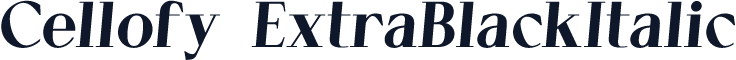 Cellofy-ExtraBlackItalic
