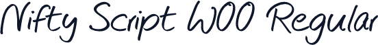 Nifty Script W00 Regular