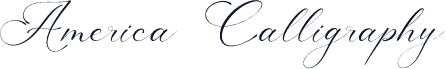 America Calligraphy