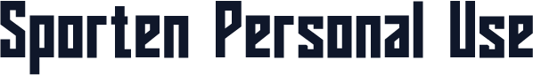 Sporten Personal Use