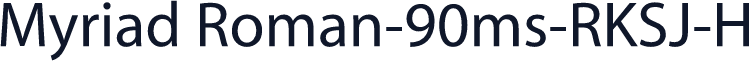 Myriad Roman-90ms-RKSJ-H