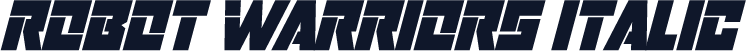 Robot Warriors Italic