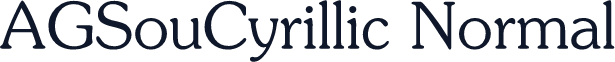 AGSouCyrillic Normal
