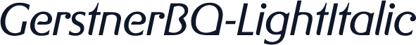GerstnerBQ-LightItalic