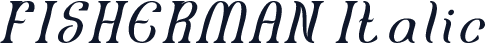 FISHERMAN Italic