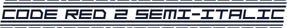 Code Red 2 Semi-Italic