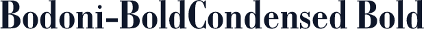 Bodoni-BoldCondensed Bold