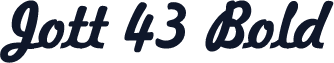 Jott 43 Bold