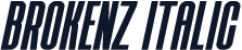 BROKENZ ITALIC