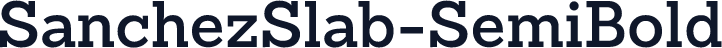 SanchezSlab-SemiBold