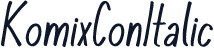 KomixConItalic