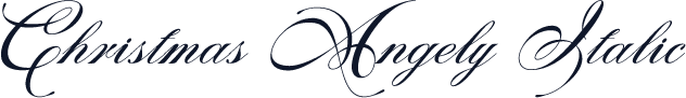 Christmas Angely Italic