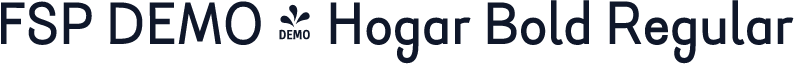 FSP DEMO - Hogar Bold Regular