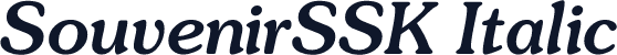 SouvenirSSK Italic