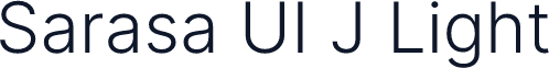 Sarasa UI J Light