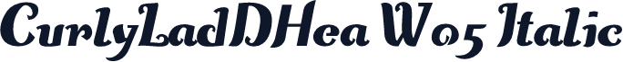 CurlyLadDHea W05 Italic
