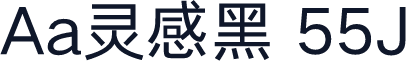 Aa灵感黑 55J