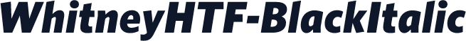 WhitneyHTF-BlackItalic