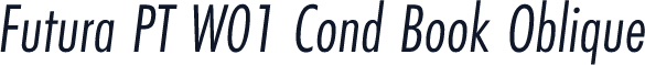 Futura PT W01 Cond Book Oblique