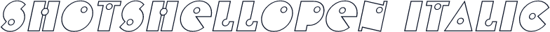 ShotShellOpen Italic