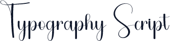 Typography Script