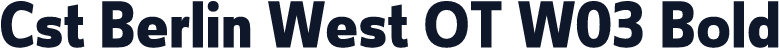 Cst Berlin West OT W03 Bold