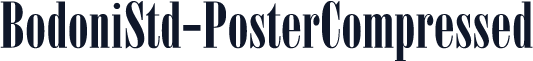 BodoniStd-PosterCompressed
