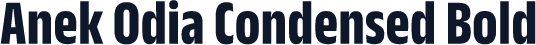 Anek Odia Condensed Bold