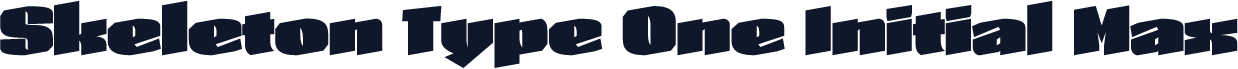 Skeleton Type One Initial Max