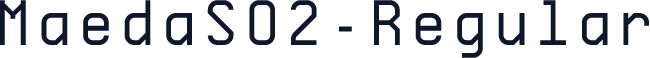 MaedaS02-Regular