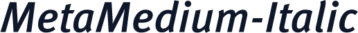 MetaMedium-Italic