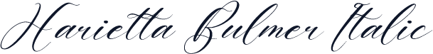 Harietta Bulmer Italic