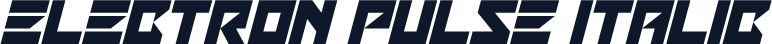 Electron Pulse Italic