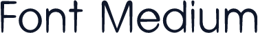 Font Medium