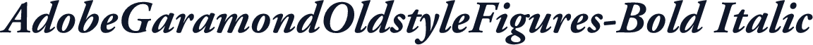 AdobeGaramondOldstyleFigures-Bold Italic