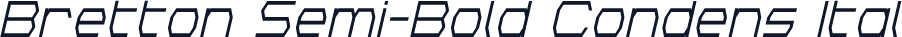 Bretton Semi-Bold Condens Ital