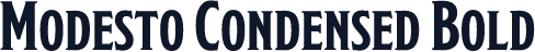 Modesto Condensed Bold