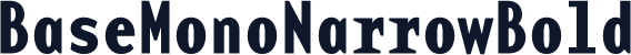 BaseMonoNarrowBold