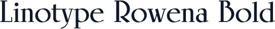 Linotype Rowena Bold