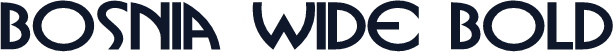 Bosnia Wide Bold