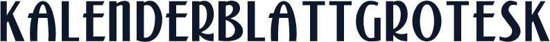 KalenderblattGrotesk