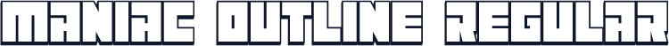 Maniac Outline Regular