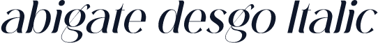abigate desgo Italic