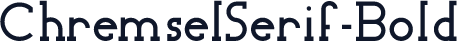ChremselSerif-Bold