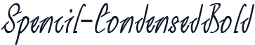 Spencil-CondensedBold