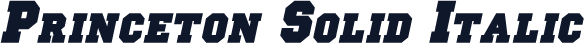Princeton Solid Italic